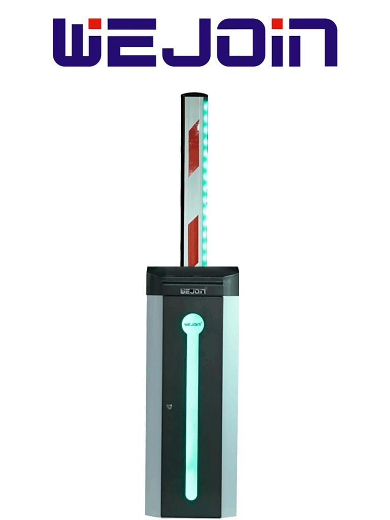 Barrera-Vehicular-Derecha-LED-Brazo-Rectangular-3mts-3segundos-Motor24VCD-WJCB120VFIR33LED-WEJOIN